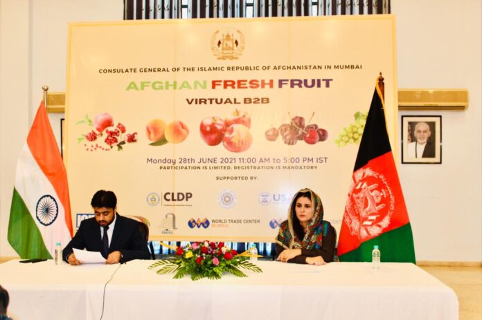 Afghan Fruit Virtual Business Matchmaking Event Hosted in India