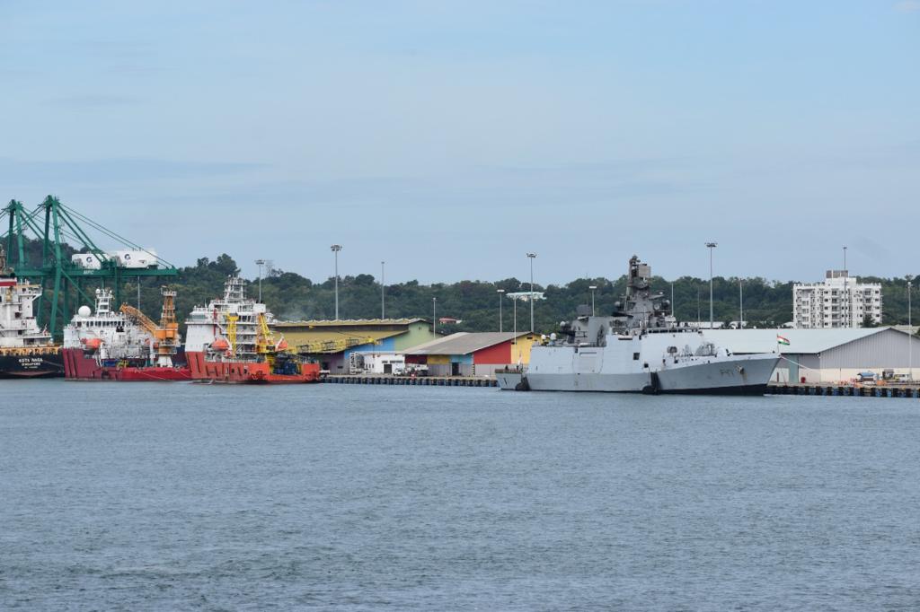 Indian Naval Ships Shivalik and Kadmatt at Brunei to enhance Bilateral Ties