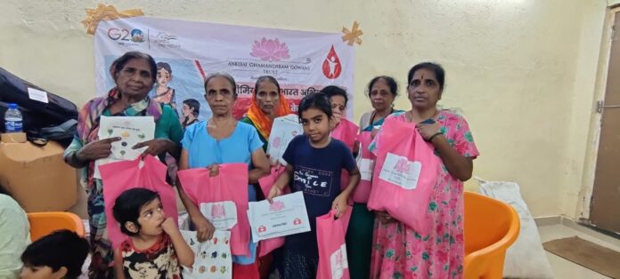 anemia-free India, Kamala Ankibai Ghamandiram Trust, Aarti Salvi, Nidarshana Gowani, anemia testing camp, Goregaon,